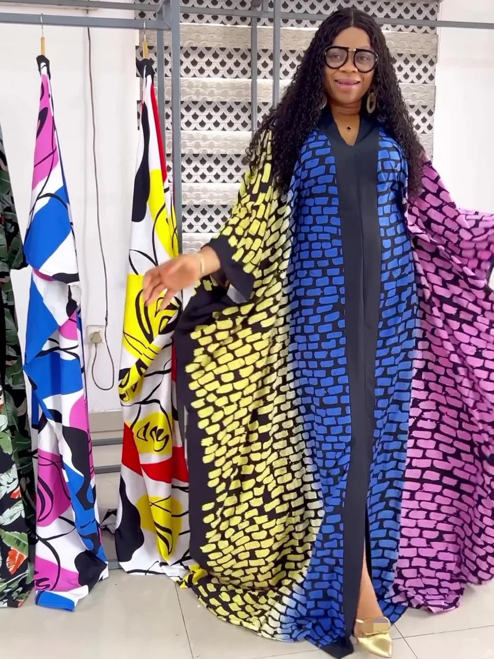 

African Dresses for Women Djellaba Loose Muslim Maxi Dress Morocco Kaftan Ankara Dashiki Africa Clothing Boubou Robe Abaya 2024