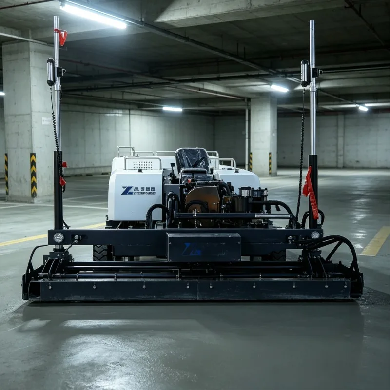 Electronically Controlled Hydraulic Floor Leveling Machine Concrete Floor Vibratory Laser Screed Machine