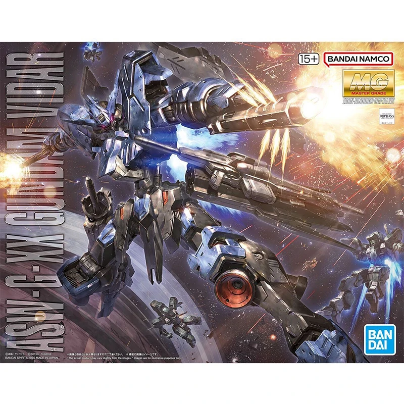 Bandai Genuino MG ASW-G-XX GUNDAM VIDAR Orphani in sangue di ferro Anime Action Figure Robot Modello di assemblaggio Giocattolo Ornamento Regalo Per bambini
