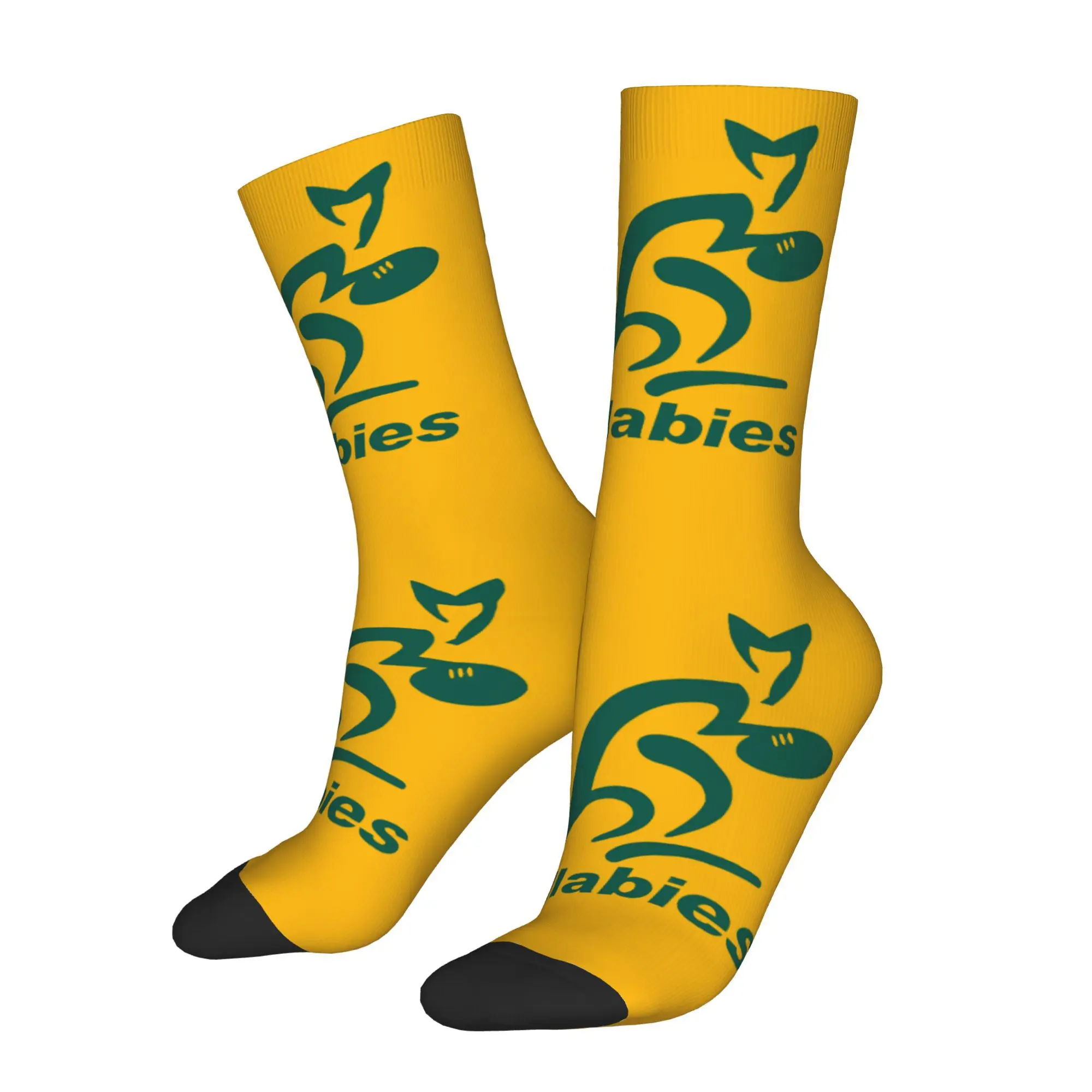 

Забавные мужские носки Happy с рисунком кенгуру в стиле ретро, Харадзюку, хип-хоп, новинка, носки для экипажа, подарочный узор с принтом