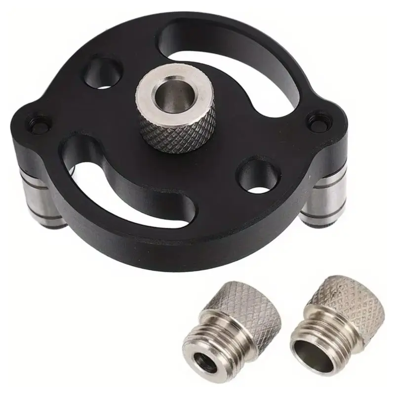 ABVT-Pocket Hole Jig For Woodworking Self-Centering Vertical Dowel Drill Guide Locator, Hole Puncher Carpentry Joint Tool B