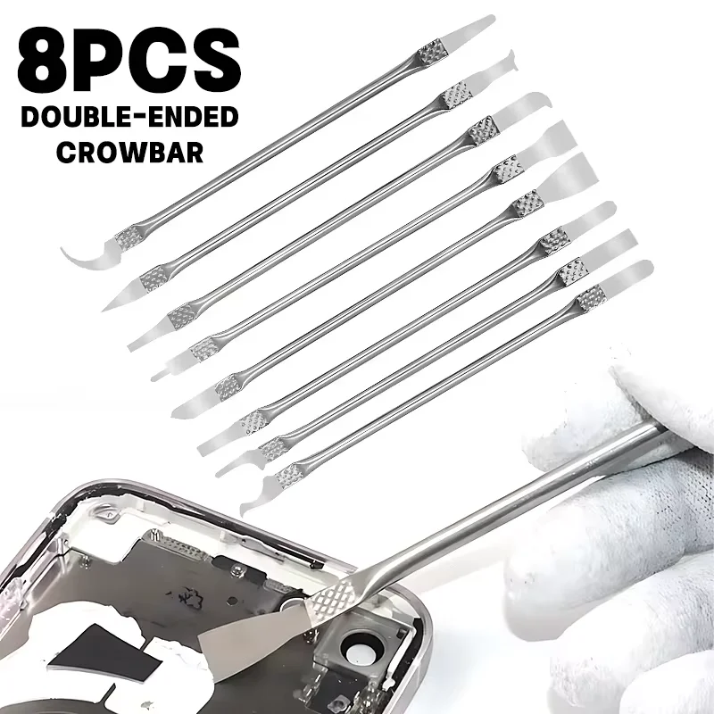 

8-в-1 нож для процессора, инструмент для удаления клейкости, скребок для разборки мобильного телефона, скребок для материнской платы, шпатель, набор инструментов для ремонта ножей