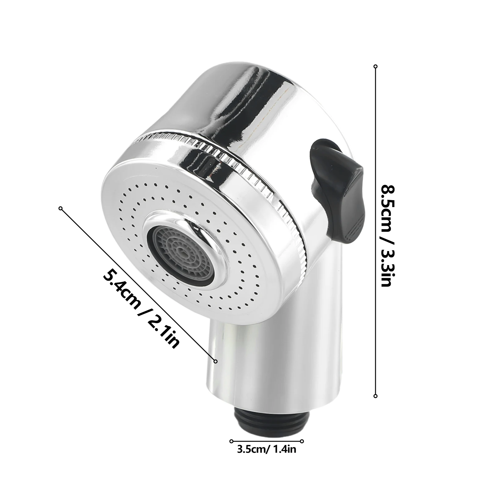 1pcs Home Shower Head G1/2 Interface Bed Chair Shower Head Hair Salon Shower Head Side Switch Shampoo Banthroom Bathab