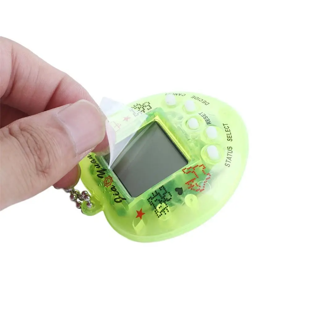 Animaux virtuels électroniques transparents des années 90, jouets numériques pour animaux de compagnie Tamagotchi