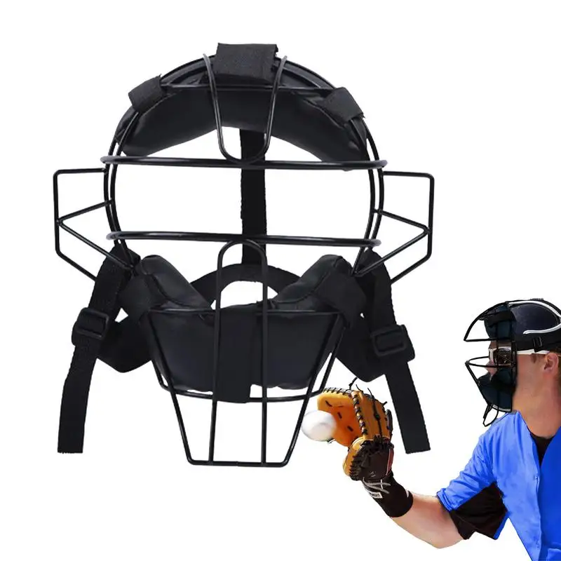 

Lightweight Umpire Masque Protective Adjustable Harness Softball Fielder's Masque Lightweight Comfortable Fit Traditional Hollow