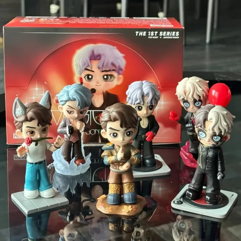 Jackson Wang Magic Man Blind Box Anime Figure Desktop Decor Toy Surprise Gifts Guess Handmade Trendy Toys Auto Decor Children