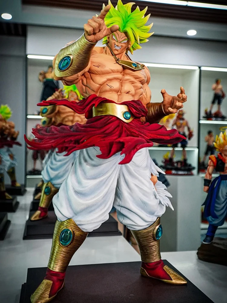 50CM Jt Standbeeld Dragon Ball Z Beeldje Brolly Standbeeld Anime Collectible High-End Model Speelgoed Cadeau Voor Fans van Japanse Animatie