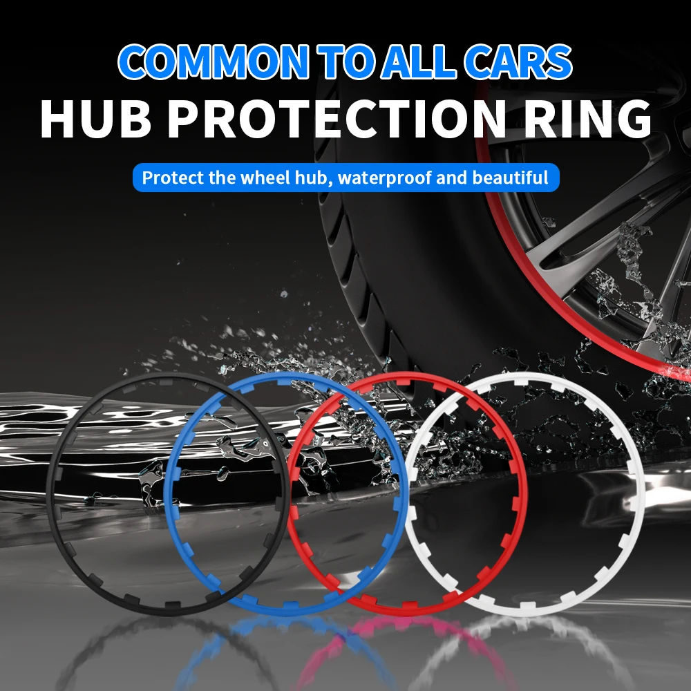 4PCS 16/17/18/19/20INCH For Tesla Colorful Car Rims Ring Protectors Vehicle Wheel Rims Guard Strips Auto Exterior Accessories