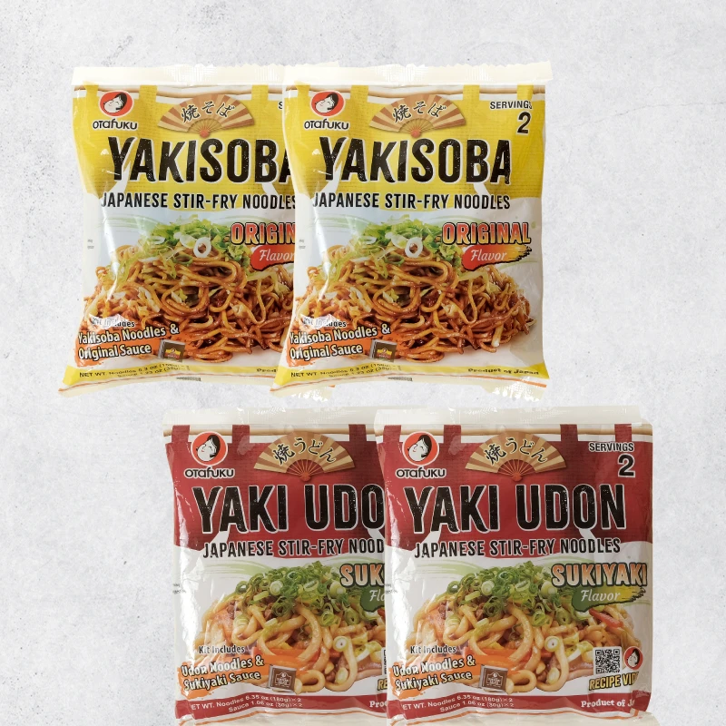 Otafuku Yakisoba 2 Porciones 2 Piezas + Yakiuudong 2 Porciones 2 Piezas