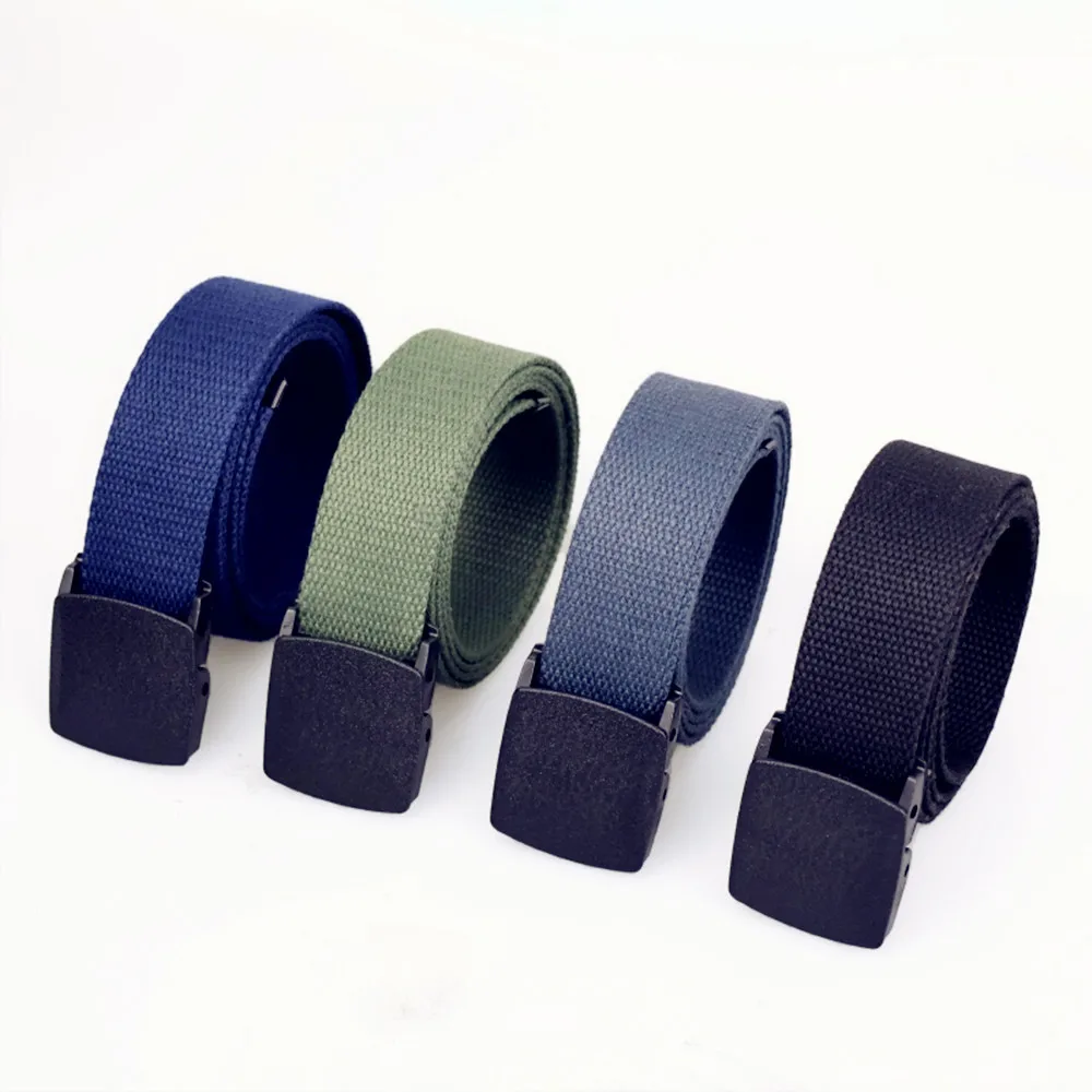 3,8 cm männer Gürtel Outdoor Casual Leinwand Gürtel Metall Freies Training Taktische Gürtel Mit Hosen Jeans Gürtel Sport Für männer Frauen gürtel – Detail 2