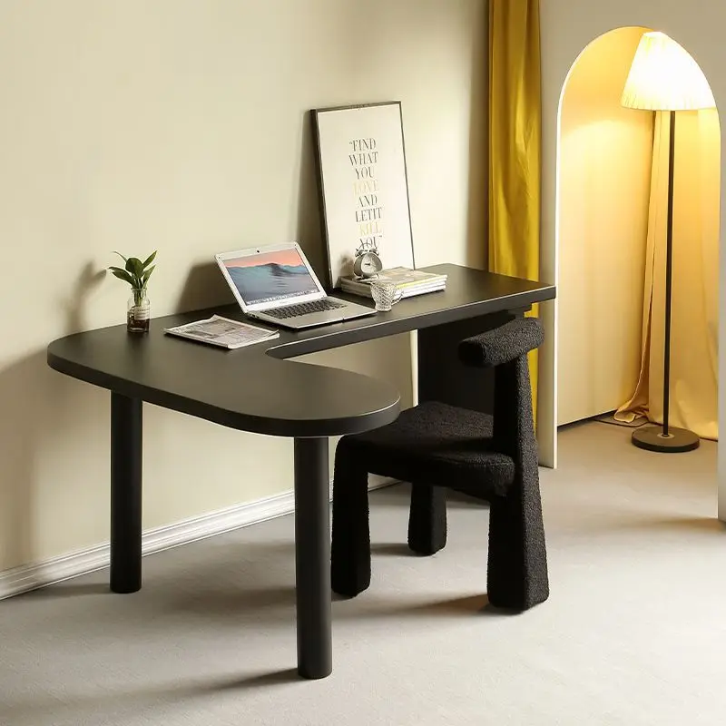 Corner desk Solid wood computer desk Bedroom study Corner writing desk