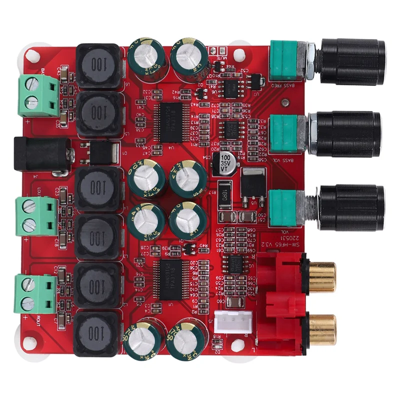 

TPA3118 Digital Power Amplifier Board 30W+30W+60W (Bass) High-Power 2.1-Channel Stereo Speaker Power Amplifier Board-ABVP