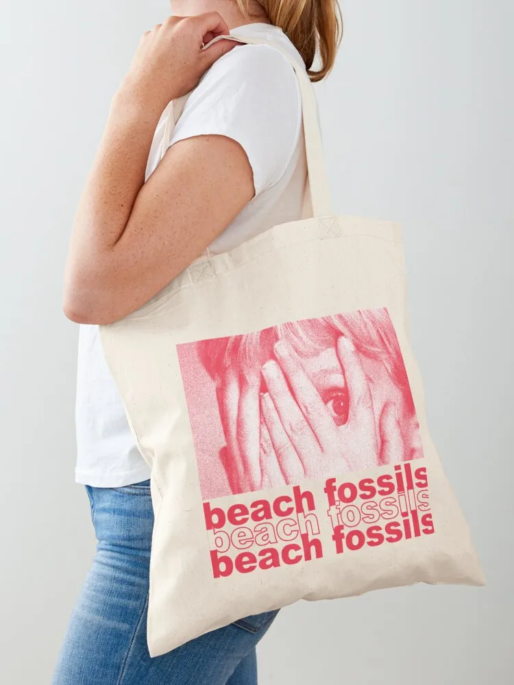 

Beach fossils Surfrock Tote Bag Customizable tote bag tote bag women foldable reusable Women's bags