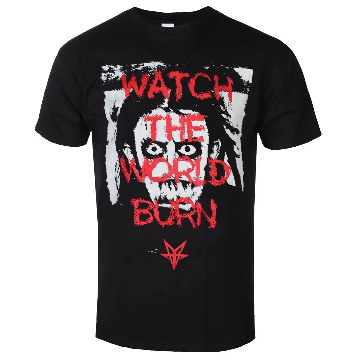 Watch The World Burn Zombie Falling in Reverse Band Graphic T-Shirt Cotton Men Women Streetwear Tee