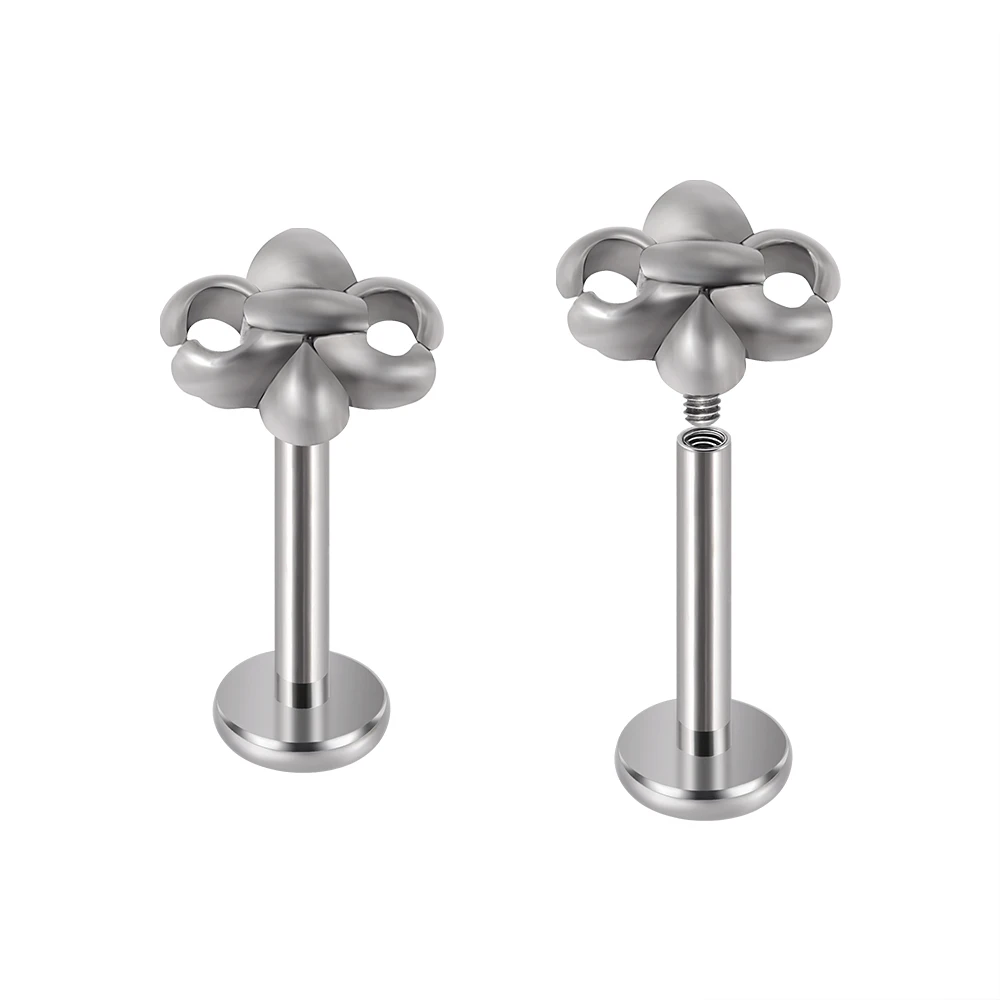 1PC Punk Gothic Labret Surgical Steel Ear Lip Studs Tragus Helix Cartilage Lobe Earrings Women Man Body Piercing Jewelry