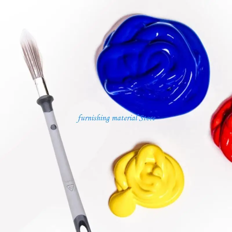 

Y5GD 4 Pieces Trim Paint Brushes Accessory for Detailed Work on Wall and Furniture