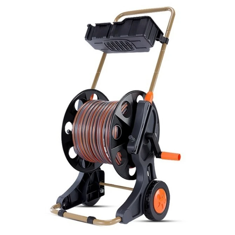 

2025 Household Hose for Garden, Flower Watering Hose Reel Frame Retractable Garden Water Hoses Reel Irrigation/