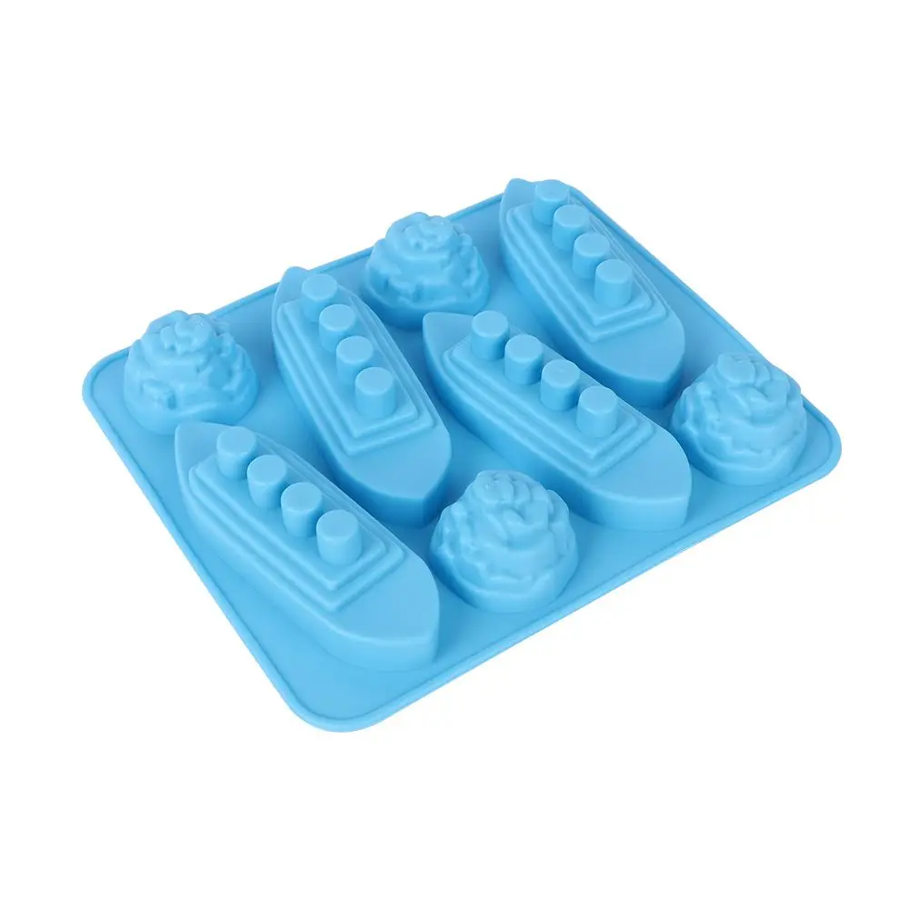 Manufacturing Pudding Summer Cake Mould Chocolate Drinks Gadgets Silicone Mold for Kitchen Ice Cube Trays Titanic Shaped