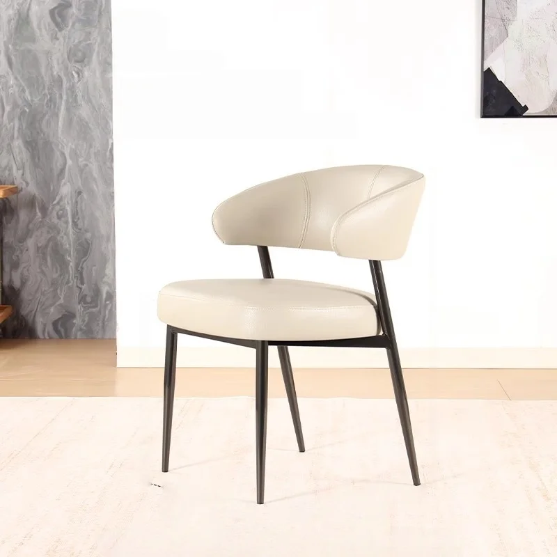 Luxury Dining Chair Modern Kitchen Furniture Comfortable Office Chair Elegant Restaurant Seating Contemporary Home Dining Design