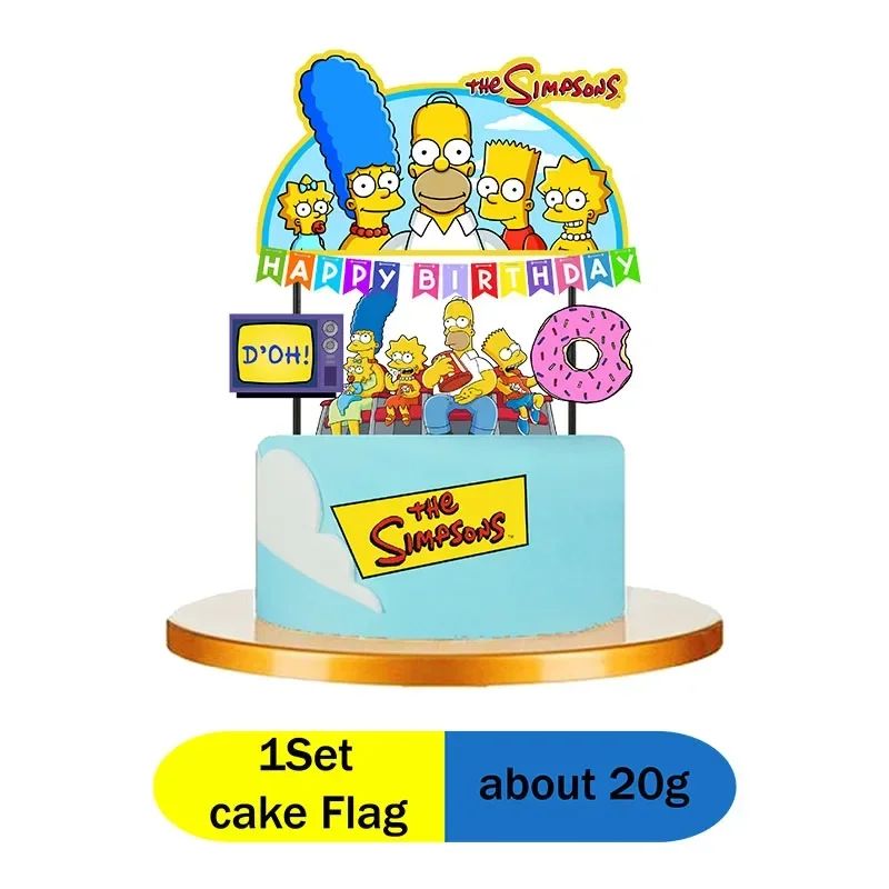 disney yellow Cartoon characters Simpsons graduacion 2024 stickers balloon revelacion de genero de bebe decoration anniversaires