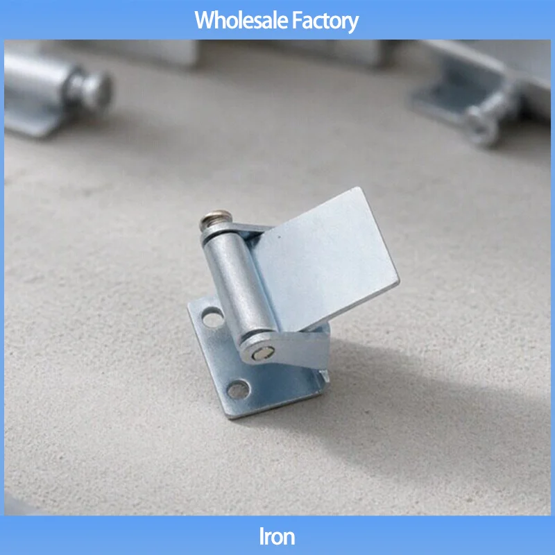 （12pcs）Industrial Small Protruding Door Hinge Iron Sheet Industrial Machinery Equipment Cabinet Door Corner Hinge