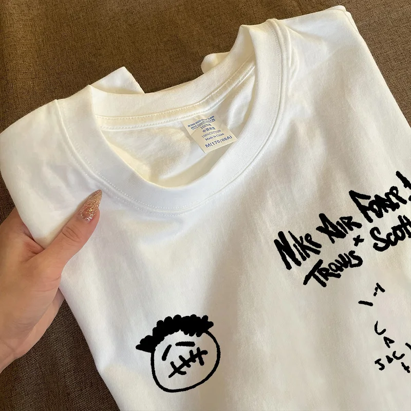 Heavyweight Pure Cotton Long Sleeve T-Shirt Unisex Vintage Style Streetwear Versatile 310gmao Xiaocheng Story Multi-Design