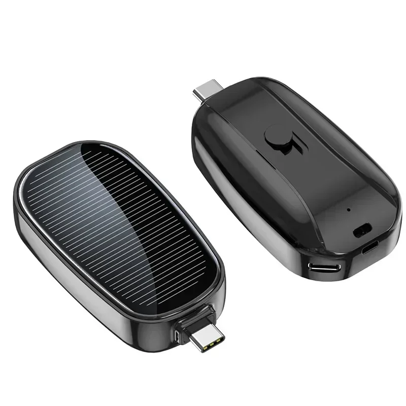 1200mah Mini Power Bank Solar Portable Slim Powerbank Mobile Phones Emergency Charging Mini Powerbank for iPhone Samsung