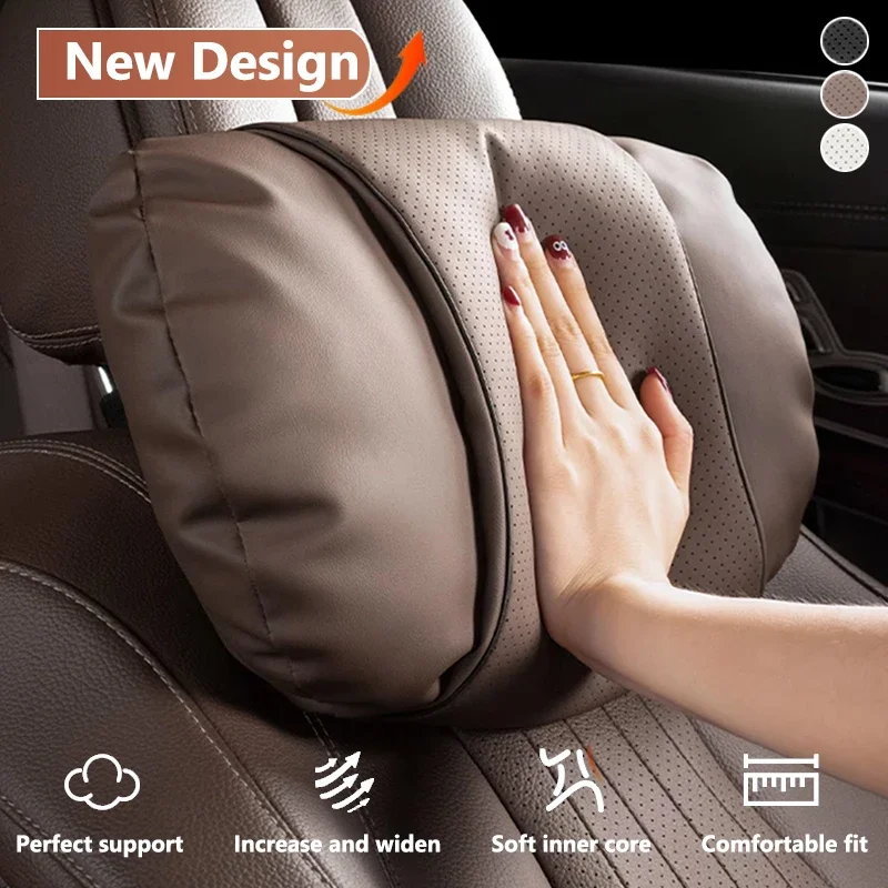 Coussin de soutien de la nuque respirant pour appuie-tête de siège de voiture BMW Série 2 F45 F46 F22 F23 F87 – Soulage la fatigue cervicale
