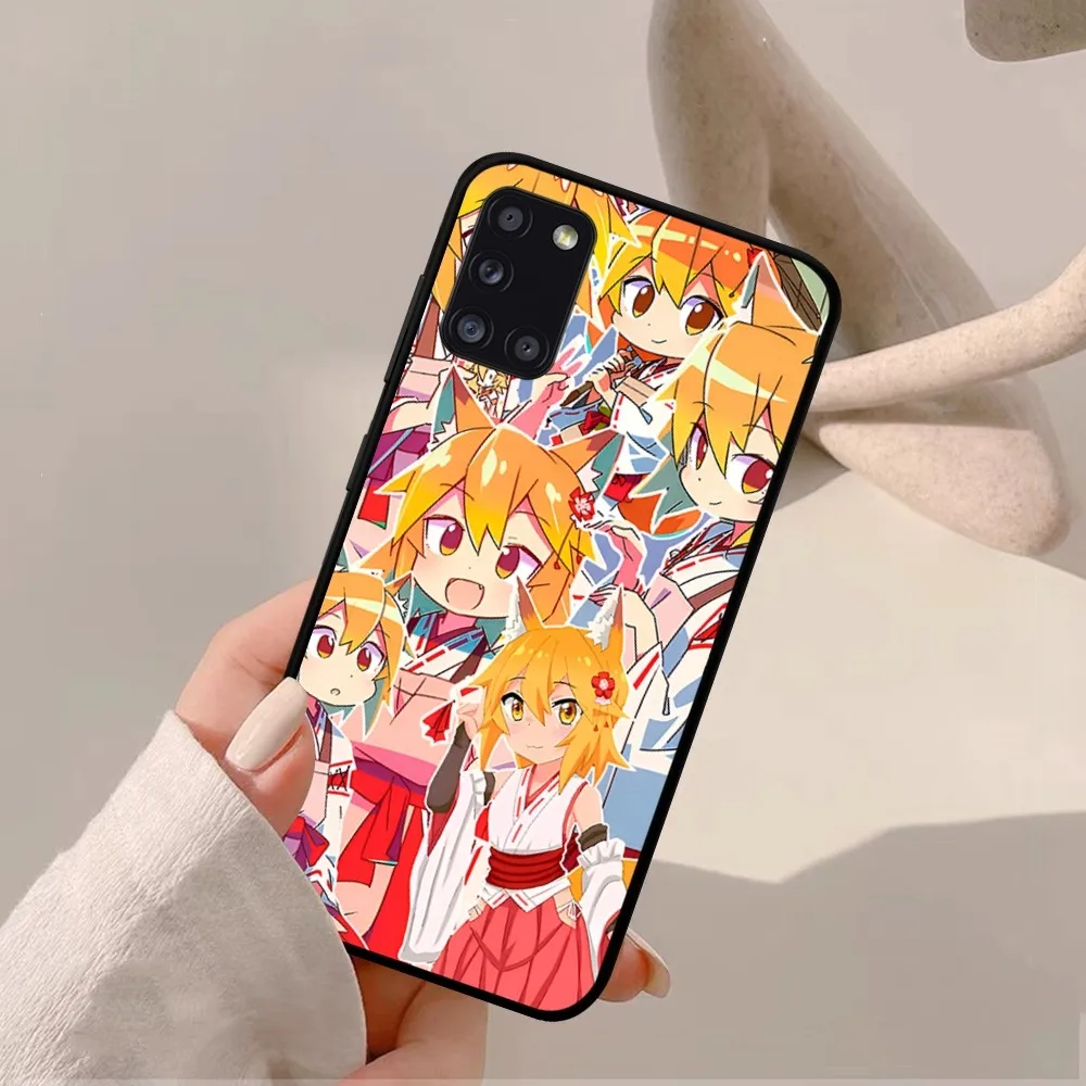 The Helpful Fox Senko-san Wall Phone Case For Samsung A 10 11 12 13 20 21 22 30 31 32 40 51 52 53 70 71 72 73 91 13 shell