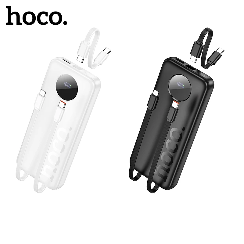 

HOCO PD20W Power Bank 10000mAh PD Fast Charging Powerbank Mobile Phone External Battery For iPhone 16 15 14 13 12 Xiaomi 14 13