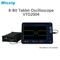 Micsig VTO2004 Automotive Tablet Oscilloscope, Portable Split Type Oscilloscopter, 4 Channels, 1Gsa/S, 50Mpts Touchscreen