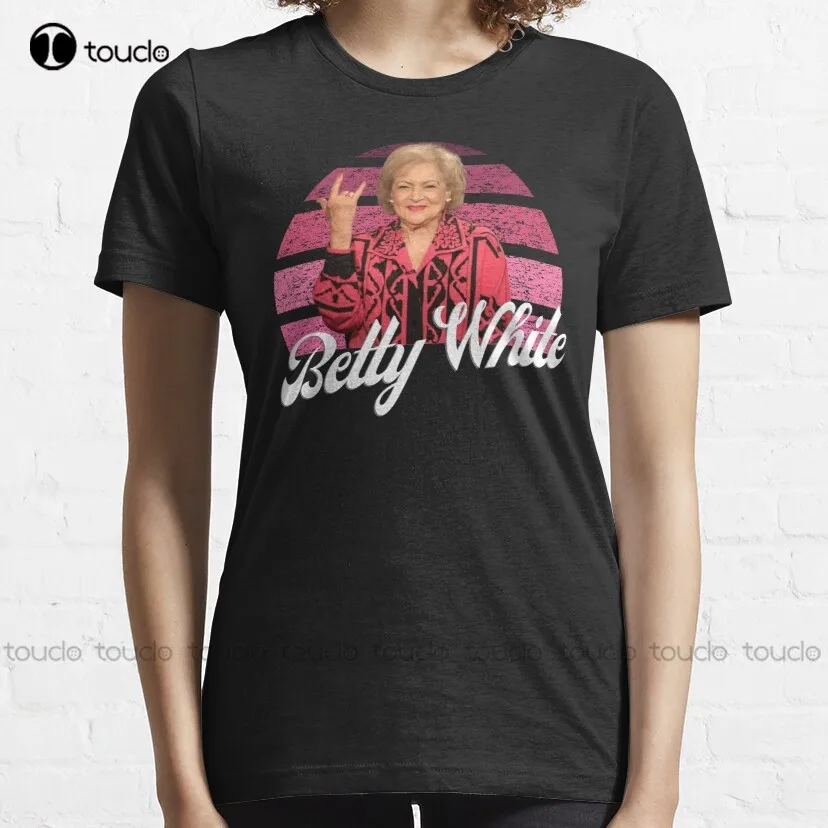 Betty-White - Rip Betty-White T-Shirt Boys White T Shirts Custom Aldult Teen Unisex Digital Printing Tee Shirt Xs-5Xl Cotton New