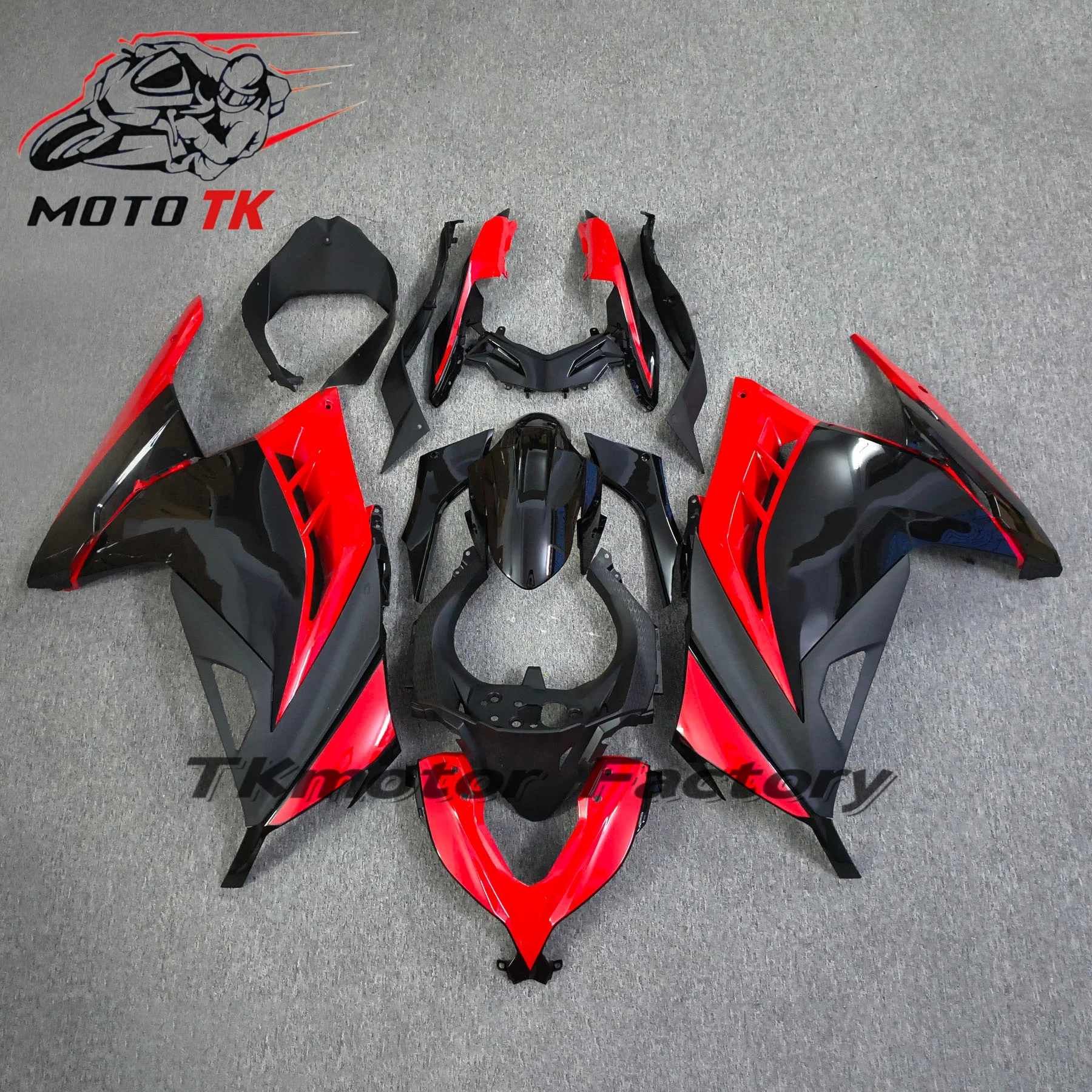 Motorcycle Fairing Kit Fit For Ninja 300 Ninja300 EX300 ZX300 2013-2017 Bodywork Set High Quality Abs Injection Matt Black Red