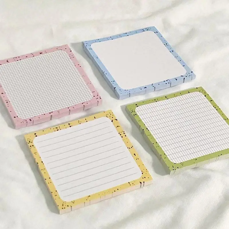 1pcs Creative Cream Style Sticky Note Simple 50 Sheets Tearable Memo Pad for Students Multi-functional Memo Notebook Diary