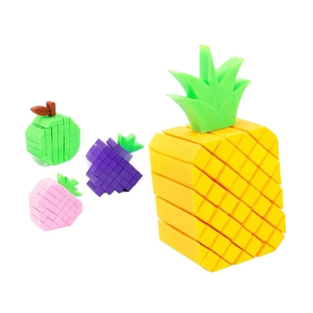 

Креативный подарок, гибкие игрушки с 3D принтом фруктов, подвижные фрукты, снятие стресса, растягивающийся орнамент, портативные миниатюры, декоративная фигурка