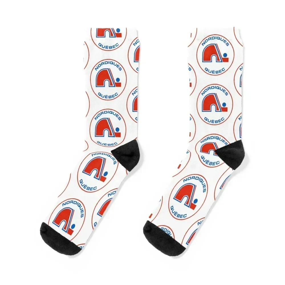 

Vintage Quebec Hockey - Retro Nordiques Socks compression shoes hiking japanese fashion Ladies Socks Men's
