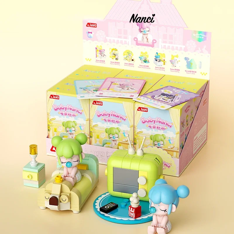 Nieuwe Nanci Ruolai Blind Box Figuur Trendy Play Home Serie Bouwstenen Gift Ornament Educatief Gemonteerd Speelgoed Meisje Geschenken