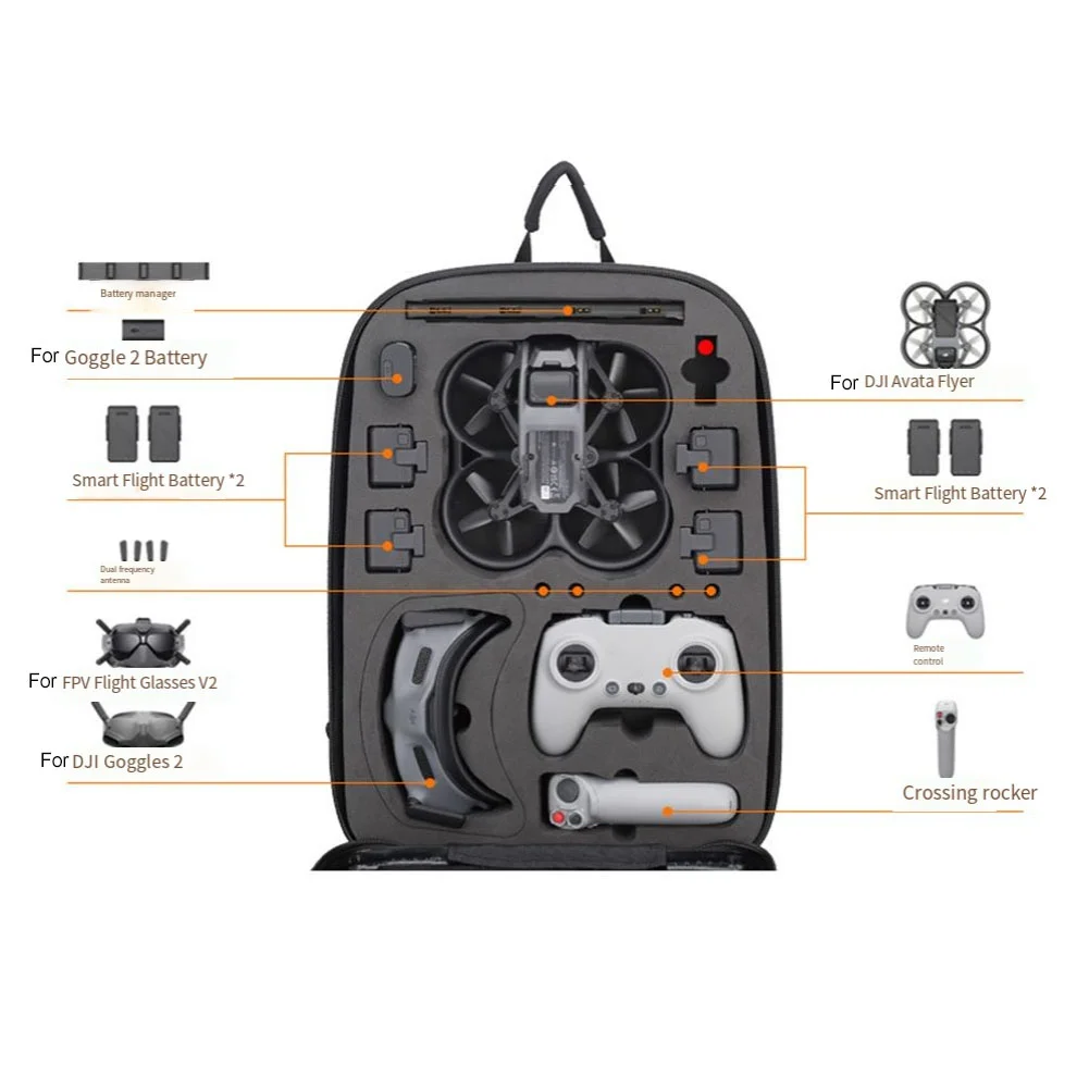 Premium Waterproof Hardshell Drone Backpack For DJI For Mavic 33 Pro 3pro Drone Flight Glasses Storage Bag