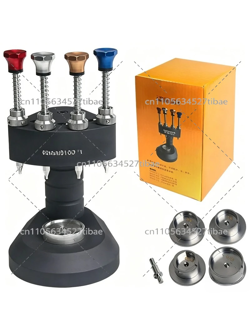 4 Automatic Steel Spring Pressing Runner Needle Fitting Tool For Watchmakers Precise Watch Hands Installing Tool