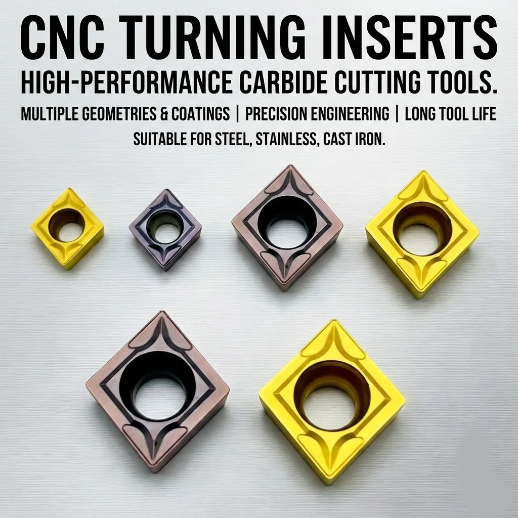 CCMT Carbide Turning Insert for CNC Lathe | CCMT0602 CCMT09T3 CCMT1204 | ZM20 ZM25 for Steel Stainless Steel