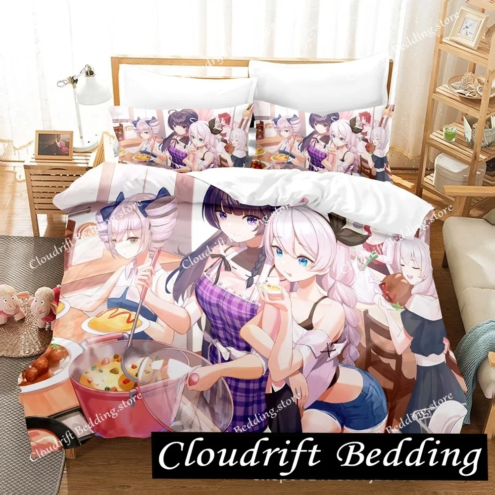 

Honkai Impact 3 Bedding Set Single Twin Full Queen King Size Game Anime Bed Set Aldult Kid Bedroom Duvet cover Sets 3D Print