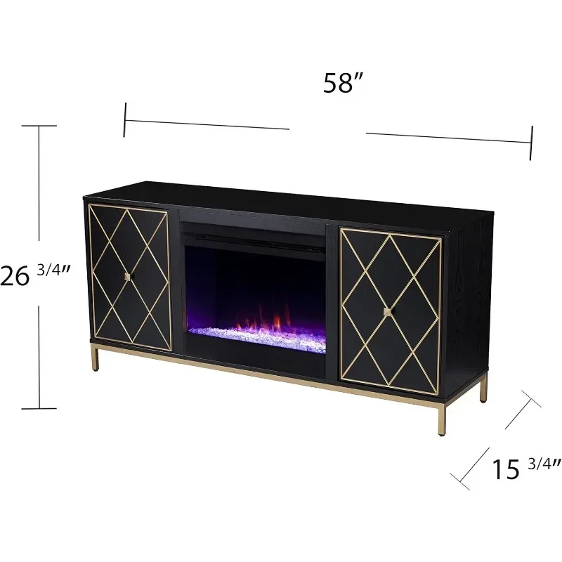 Muebles con chimenea que cambia de Color, almacenamiento de medios, electrodomésticos principales, hogar