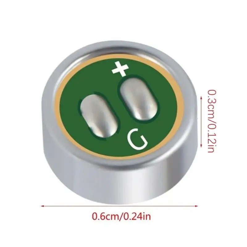 Condensador de electret estéreo omnidireccional, captación de alta sensibilidad, núcleos de micrófono, condensador de electret para sonido profesional