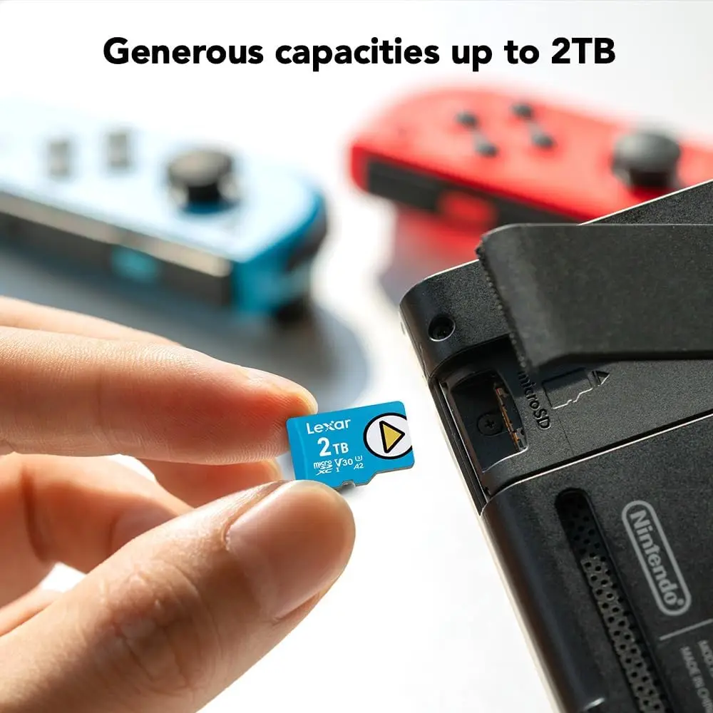 512GB Micro SD Card for Gaming & Devices, UHS-I, C10, U3, V30, A2, 4K Support
