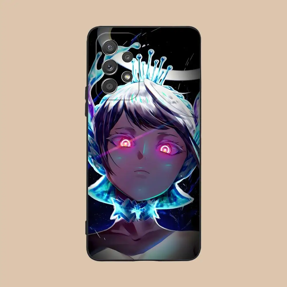 Custodia per telefono Black Clover Noelle Silva per Samsung Galaxy M55 54 42 35 34 33 32 23 22 15 14 13 12 F55 5G Colore protettivo Bello