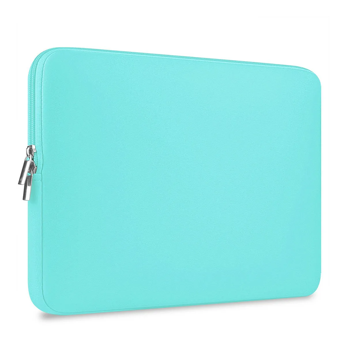 Laptop Sleeve Case Bag Green Zippered Slim Neoprene Water Resistant Shockproof for 13 13 3 14 Inch Retina Business