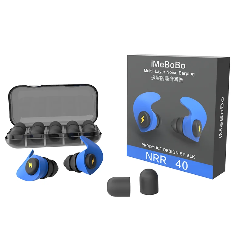 New Swimming Earplug Sleep Noise Ear Plug Canceling Noise Reduction Supplies Soundproof Noise Canceling Earplugs