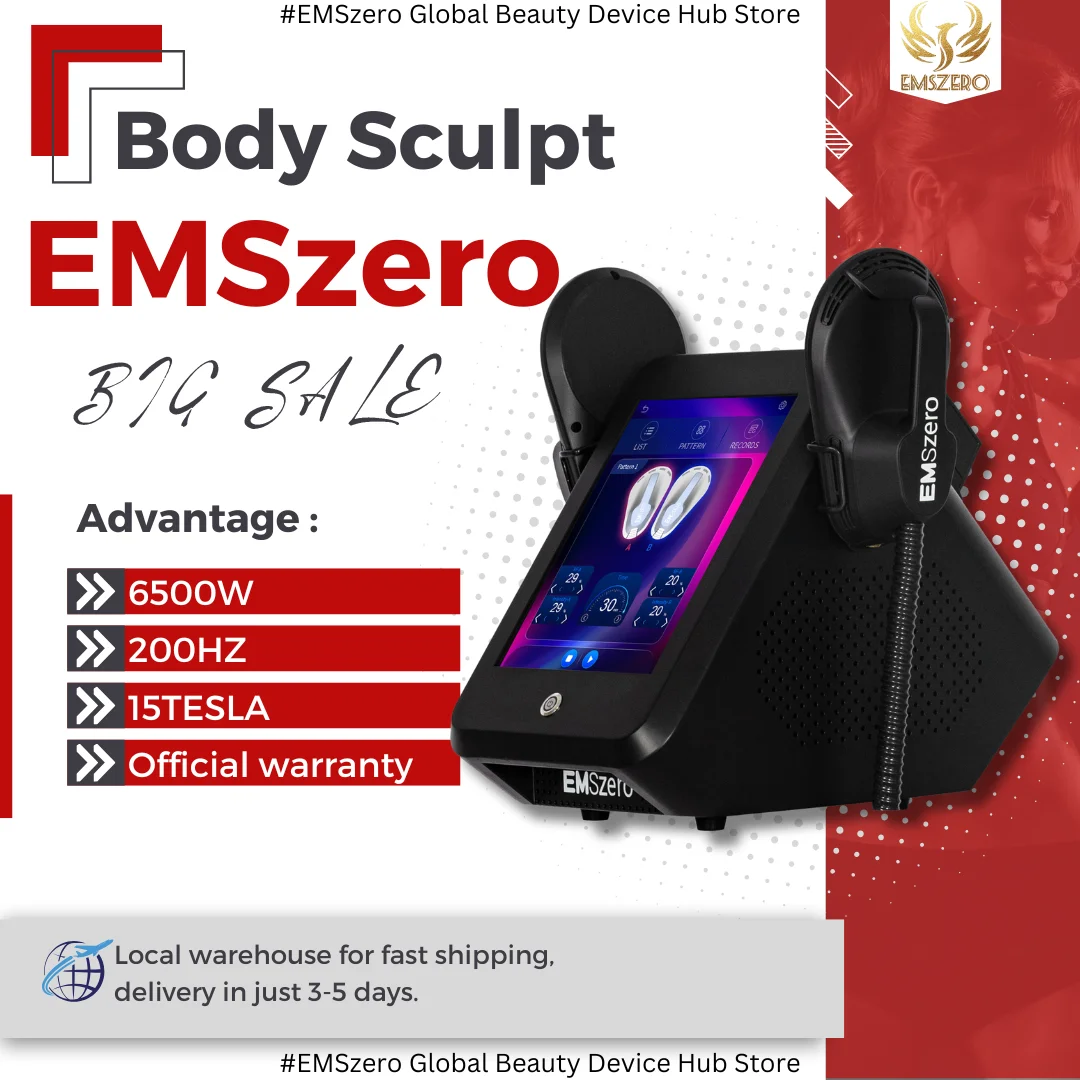 Nieuwste draagbare EMSzero RF gewichtsverlies beeldhouwen therapie spierstimulerende vetverwijdering body sculpt machine