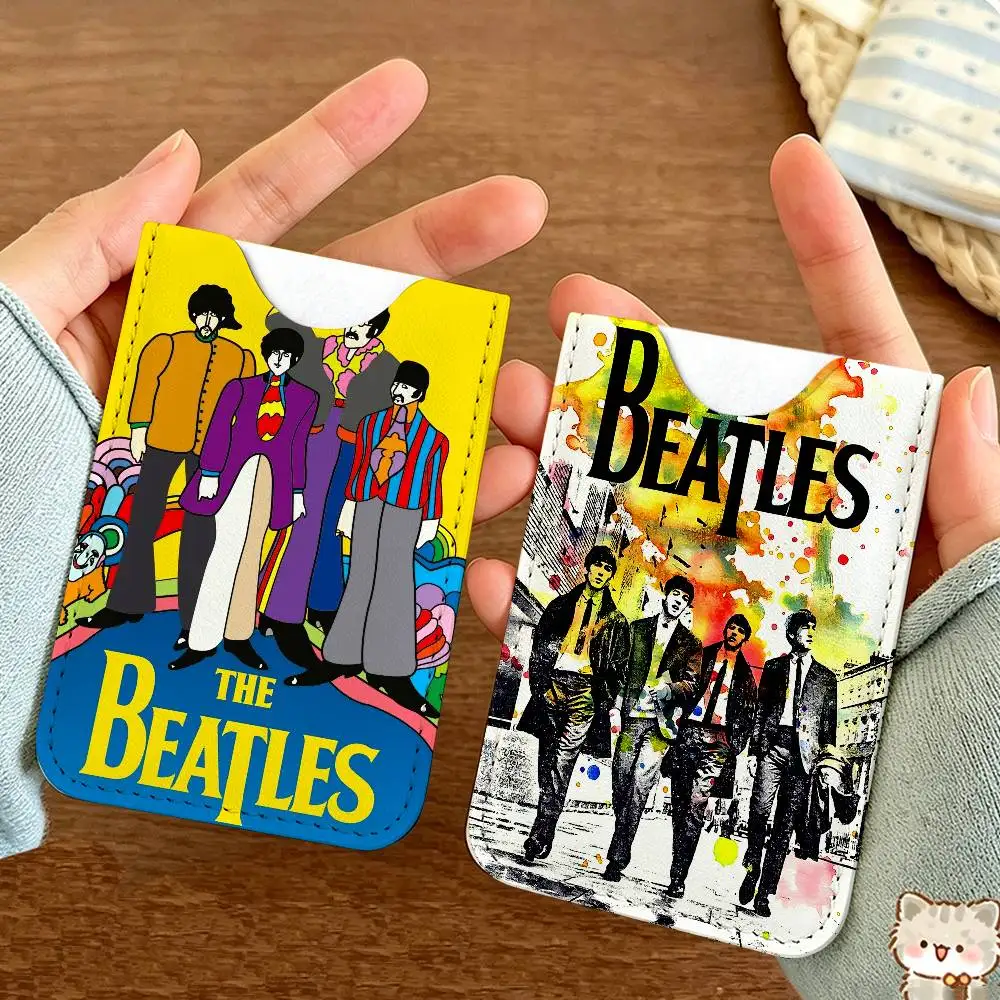 Vintage Popular Rock Band The B-Beatles Credit ID Business Card Holder, Practical Pocket Gift for Outdoor Driving & Daily Use