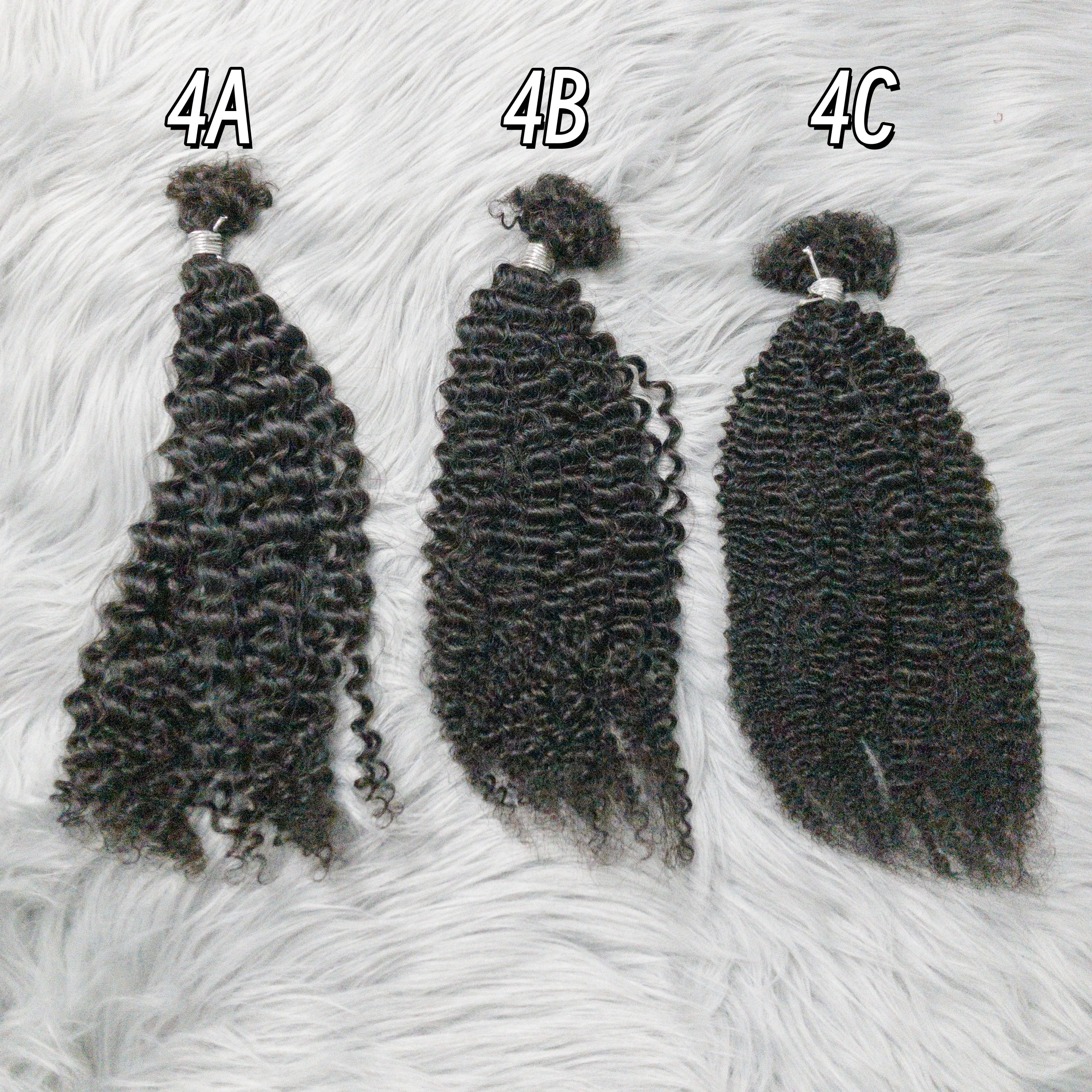 

4A 4B Афро-кудрявые девственные человеческие волосы 16 дюймов 4C Бразильские наращивания человеческих волос Плетение пучков без утка для чернокожих женщин